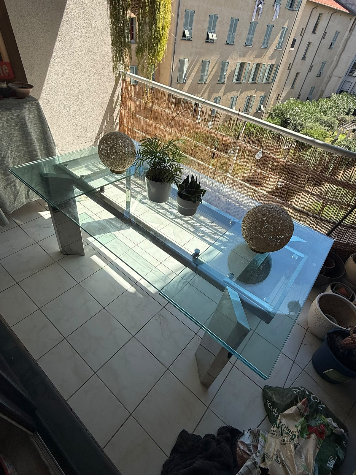 Calligaris Extendable Glass Dining Table – 180–280cm