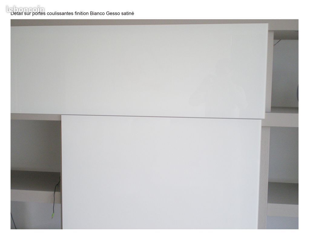 Tisettanta Acropolis Bookcase by Antonio Citterio in Grigio Tortora with Glass Sliding Doors