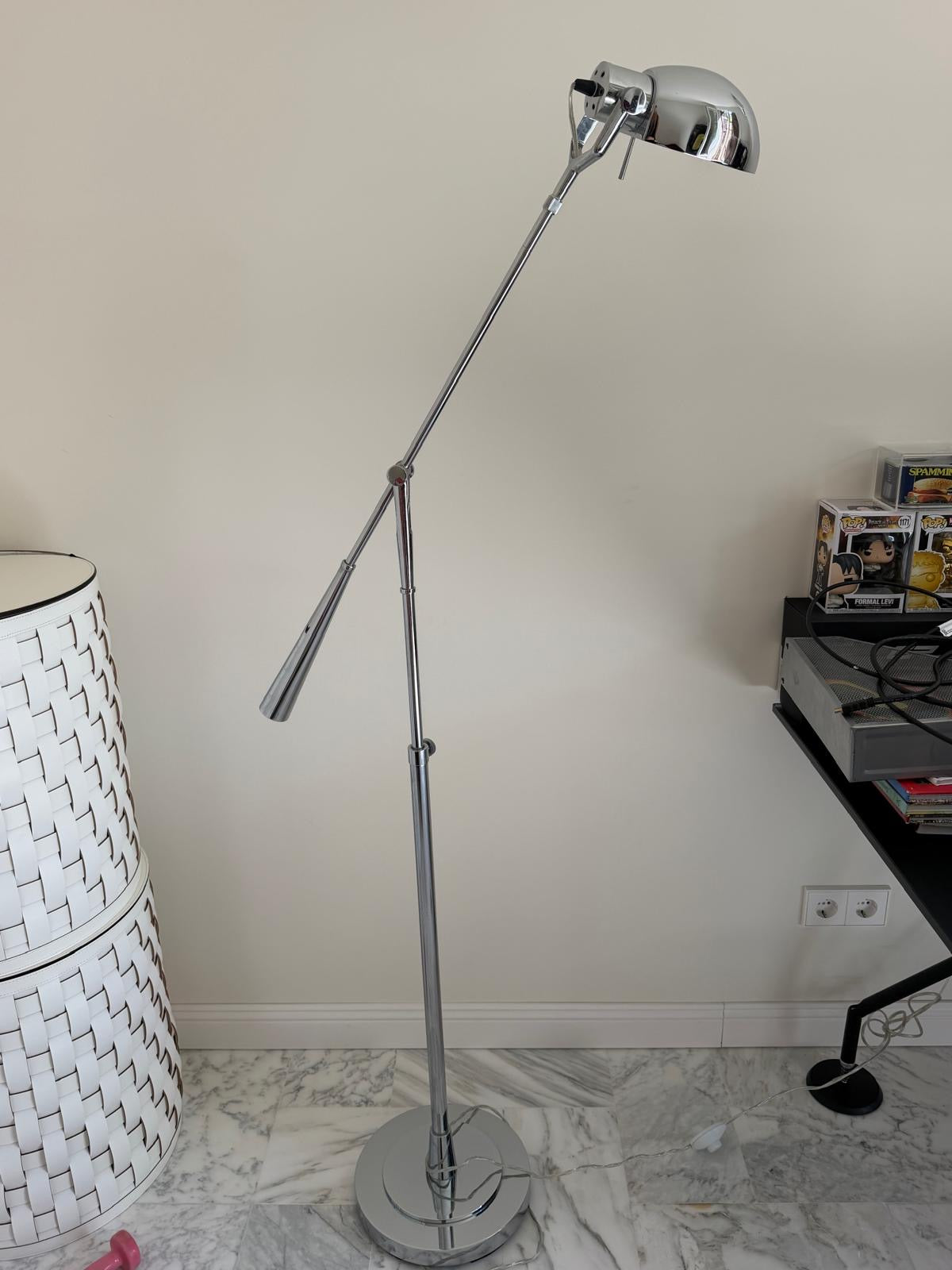Ralph Lauren Home Equilibrium Floor Lamp in Polished Nickel
